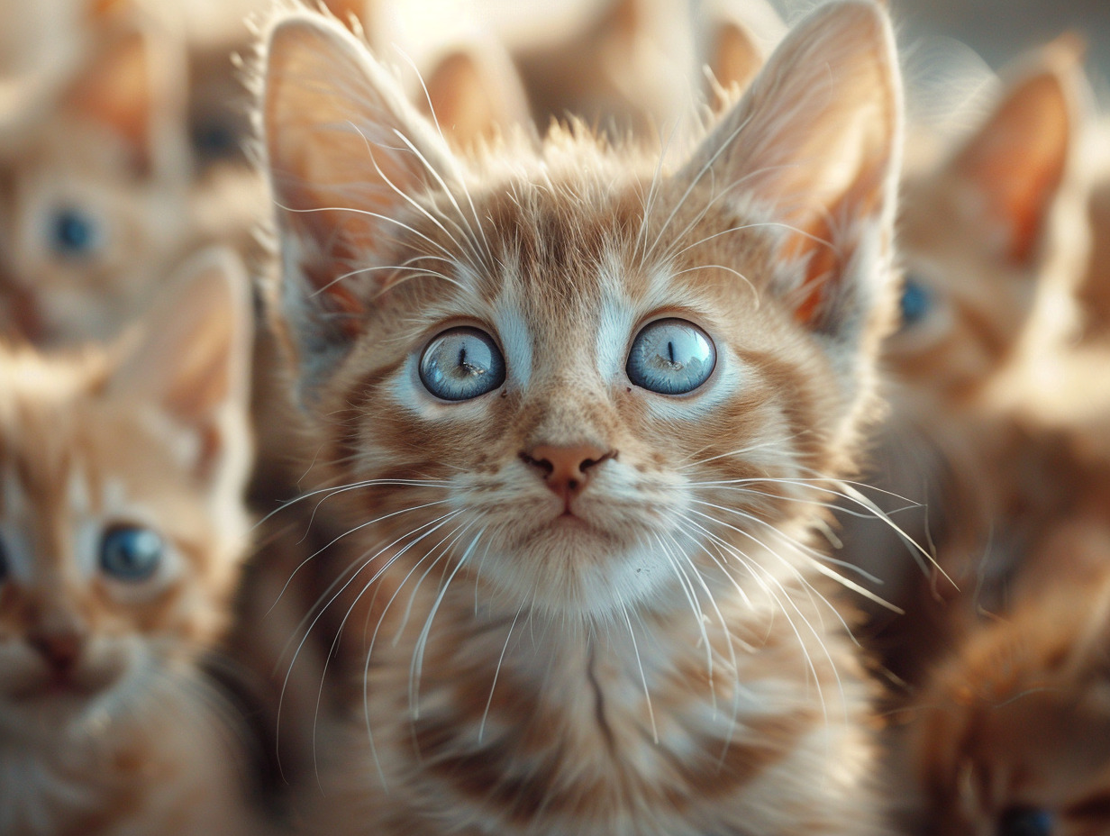 chaton yeux