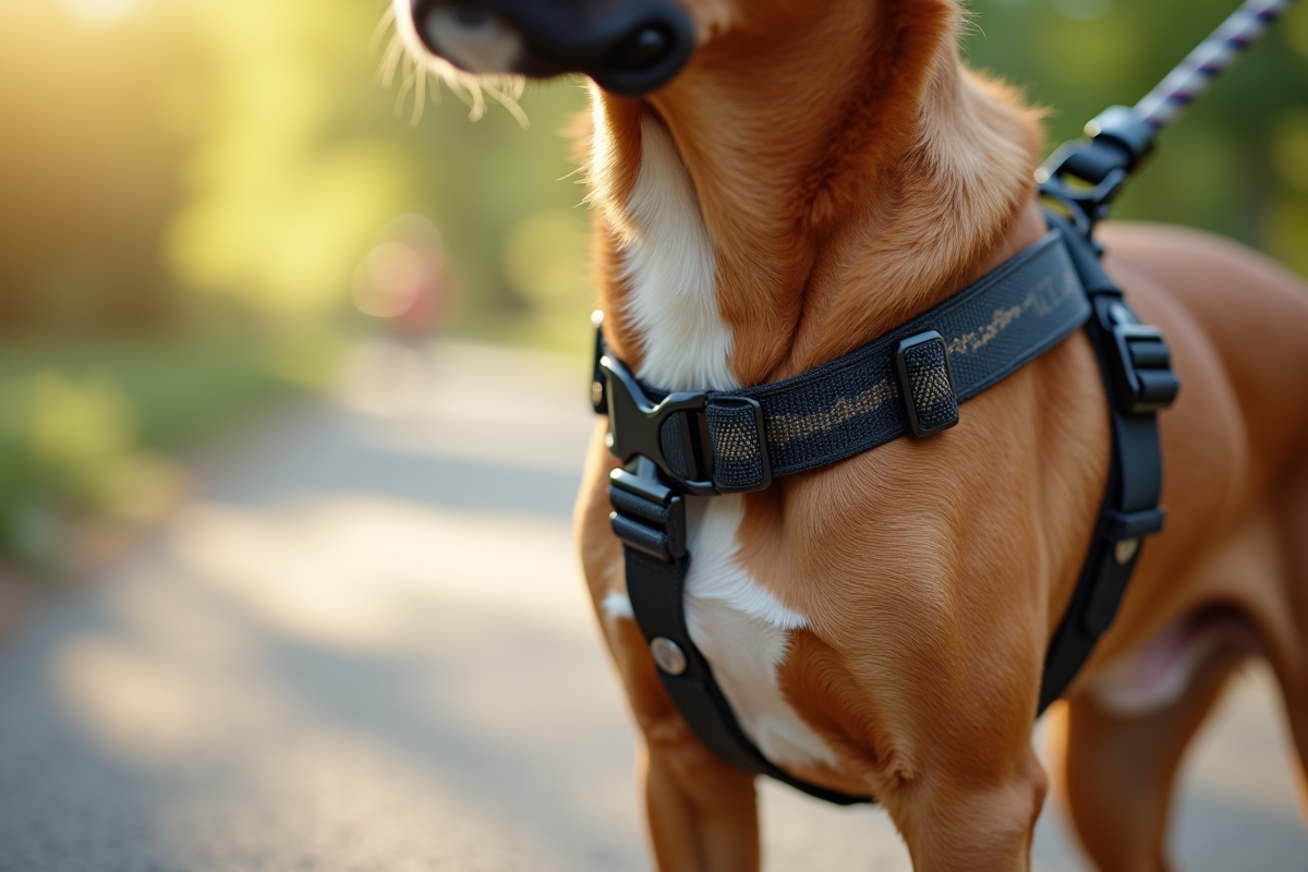 chien promenade