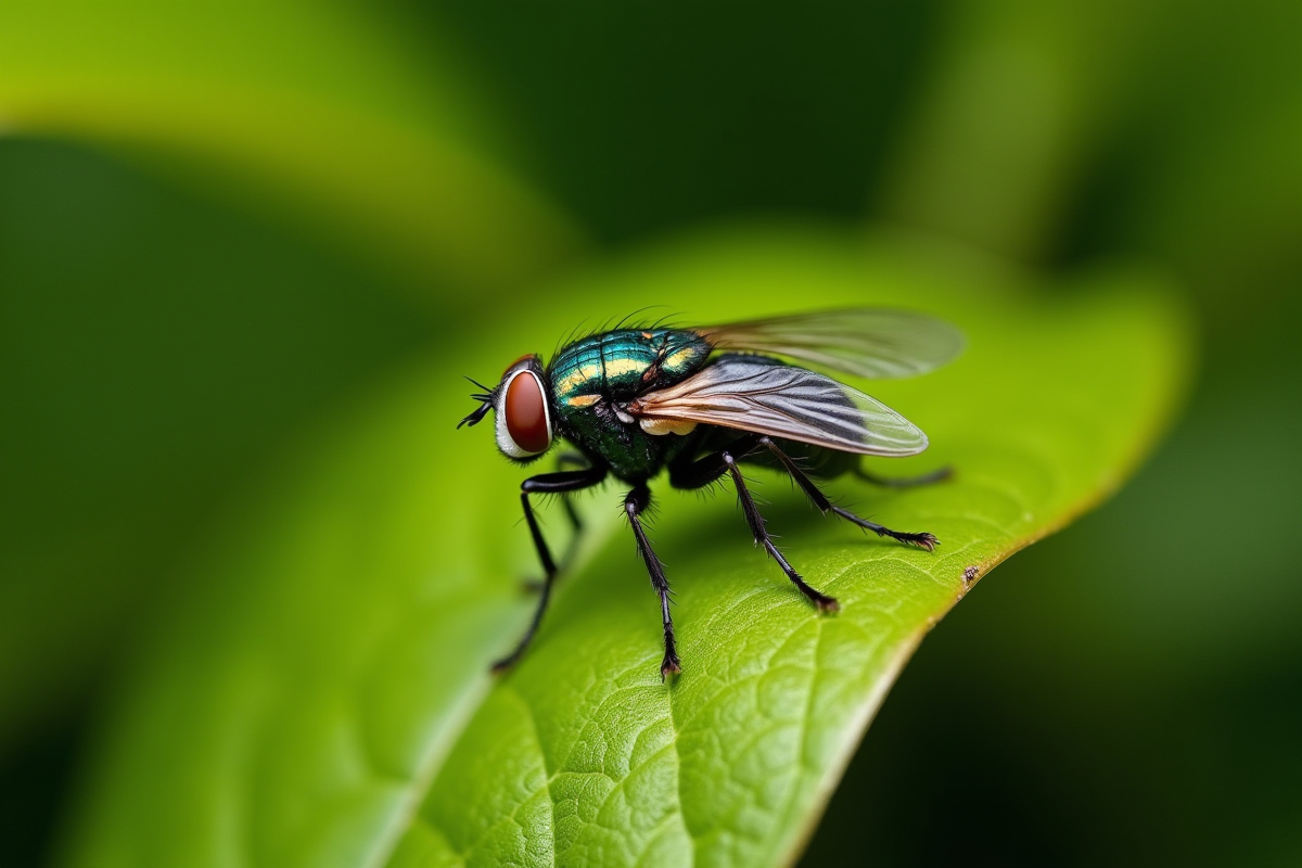 mouche nourriture