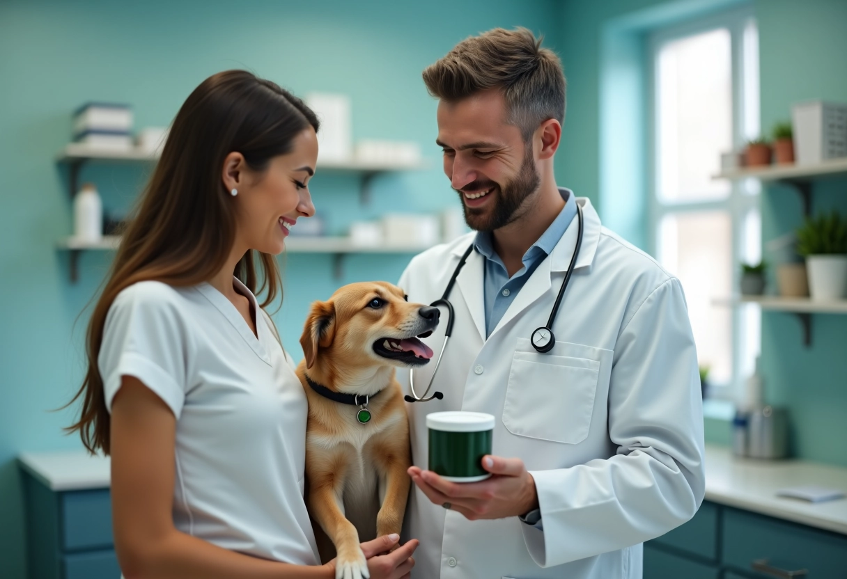 chien spiruline